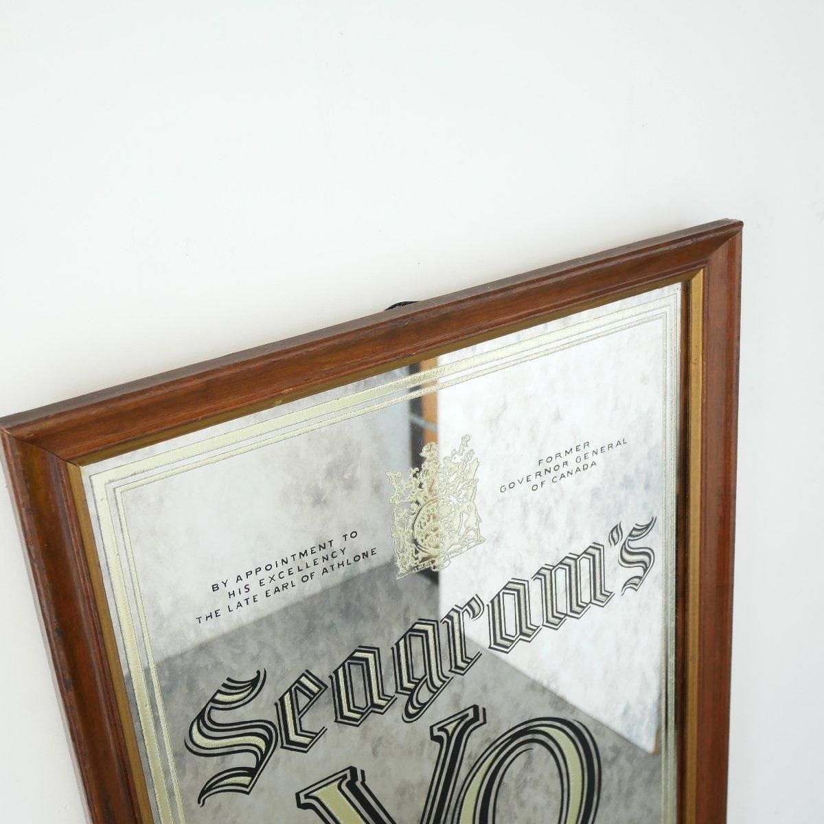 カナディアンウイスキーパブミラー ヴィンテージ パブミラー ウイスキー ミラー -通販-ローズボール