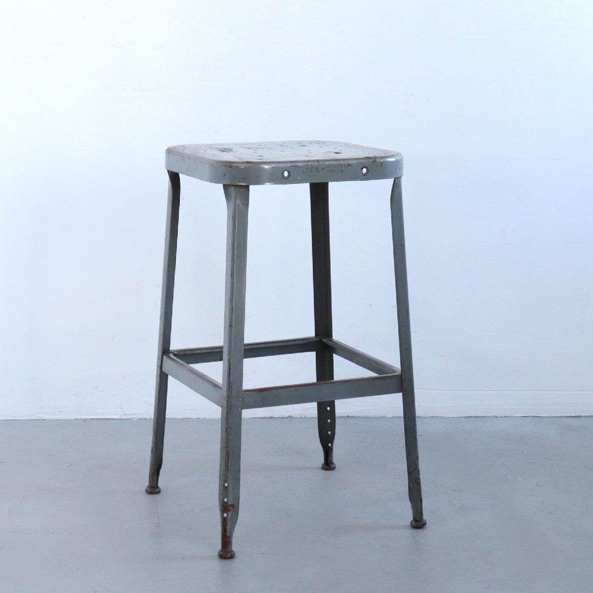 廃盤品　LYON　ファクトリースツール　2脚セット　ハイスツール　ヴィンテージ 廃盤品 LYON ファクトリースツール 2脚セット ハイスツール
