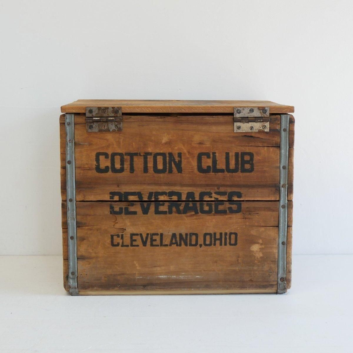 ヴィンテージ 蓋付き木箱 運搬箱 -通販-ローズボールアンティークス