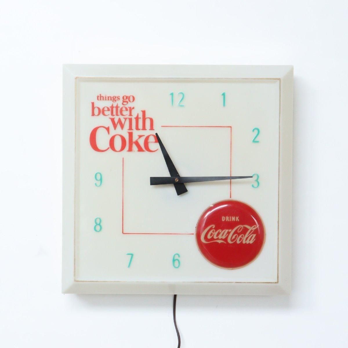 60s コカ・コーラ 壁掛け時計 クロック -通販-ローズボール