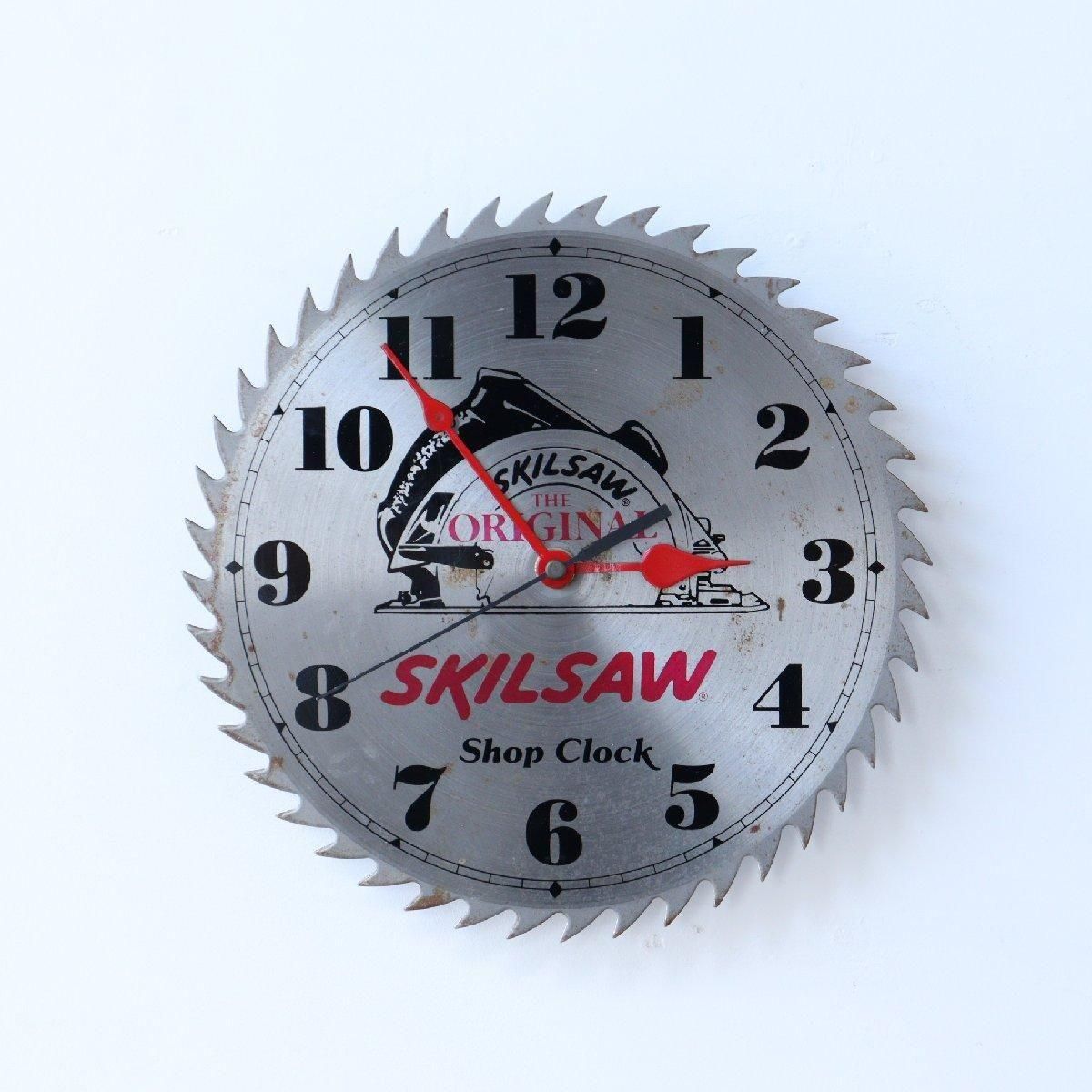 【東京都内23区配送無料】ビンテージ SKILSAW アメリカ 壁掛け時計 輸入 ヴィンテージ 壁掛け時計 スキルソー -通販-ローズボール