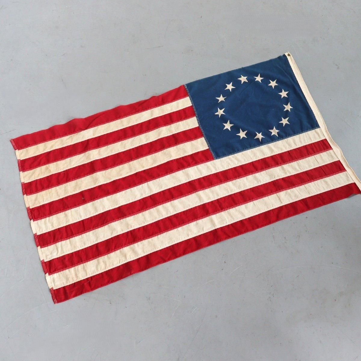 ヴィンテージ★アメリカ星条旗USA国旗大判flagフラッグ布タペストリー希少レア ヴィンテージ☆アメリカ星条旗USA国旗大判flagフラッグ布