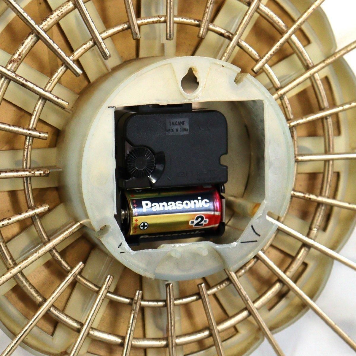 サンバーストクロック 60s ミッドセンチュリー -通販-ローズ