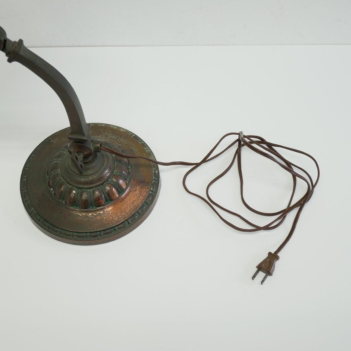 デスクランプ 20s 30s ガラスシェード -通販-ローズボールアンティークス