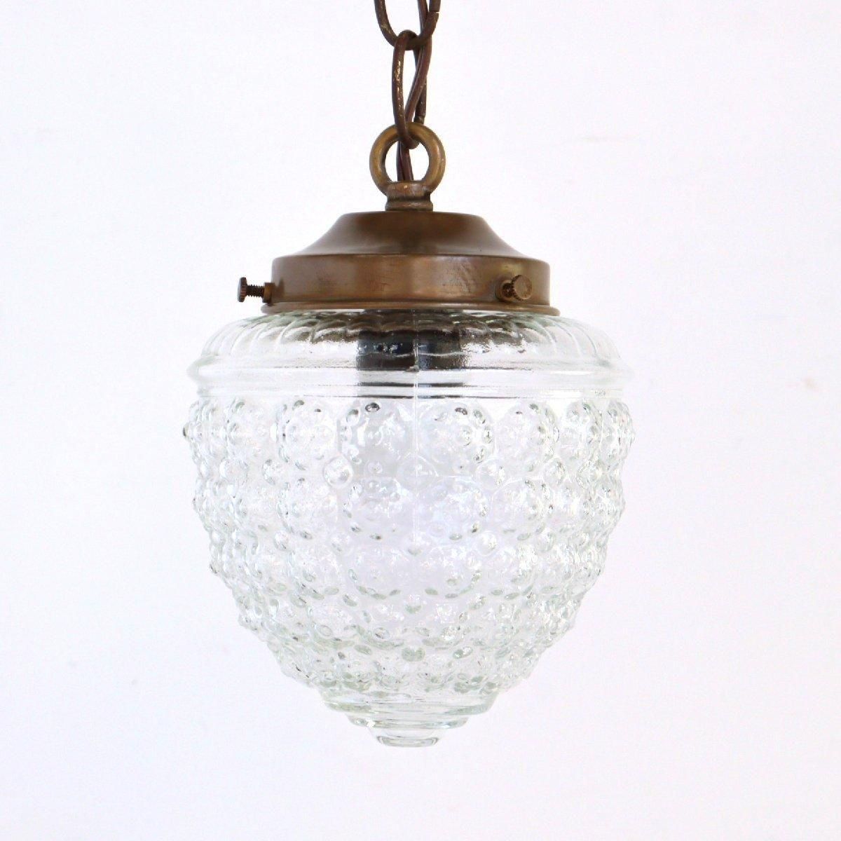 ペンダントランプ クリアガラス 照明 -通販-ローズボールアンティークス