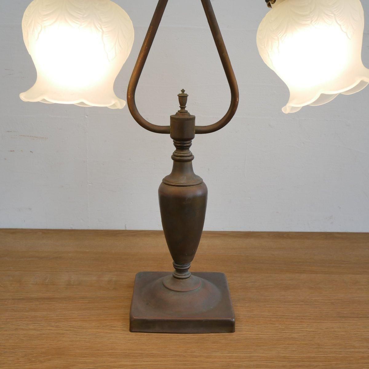 テーブルランプ 照明 30s ガラスシェード -通販-ローズボール