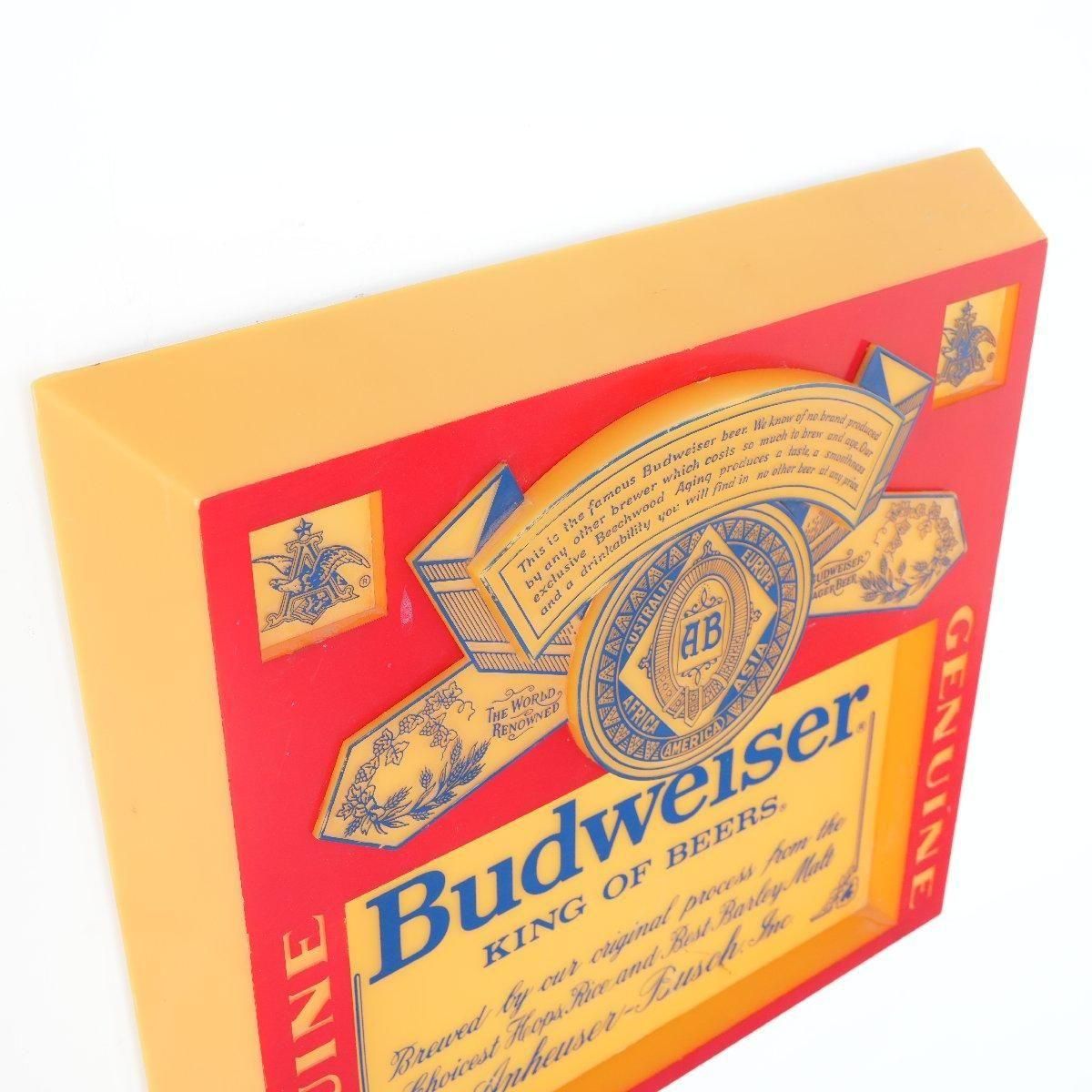 ライトサイン Budweiser アドバタイジング -通販-ローズボール