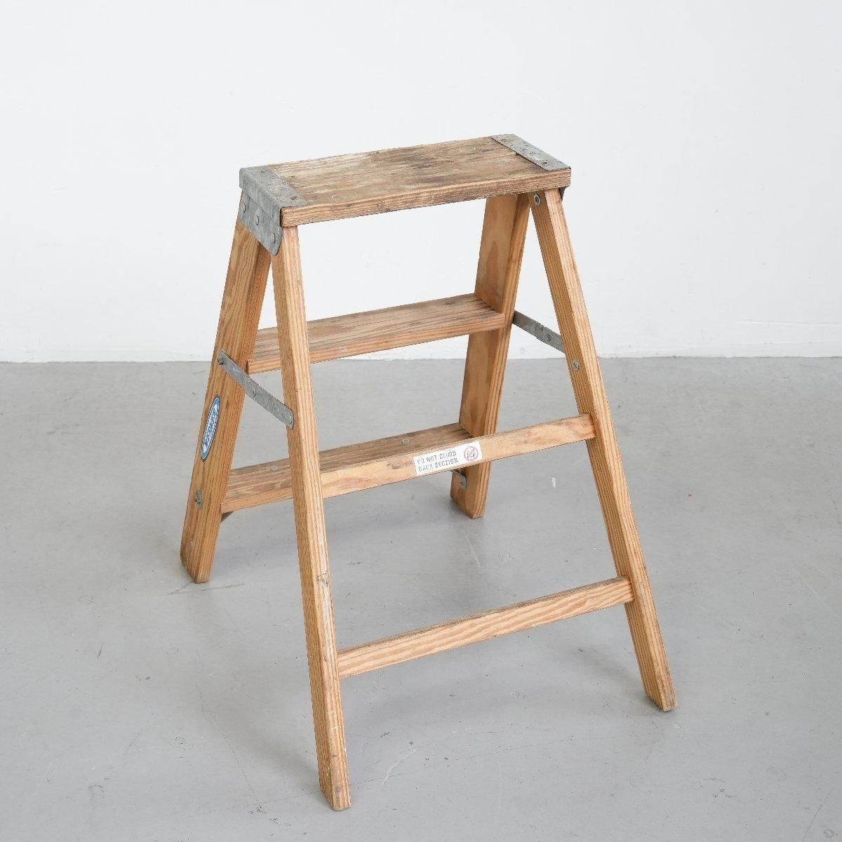 アンティークラダー 木製脚立 PIONEER SUPER STEPS アンティークラダー 木製脚立 PIONEER SUPER STEPS アメリカ