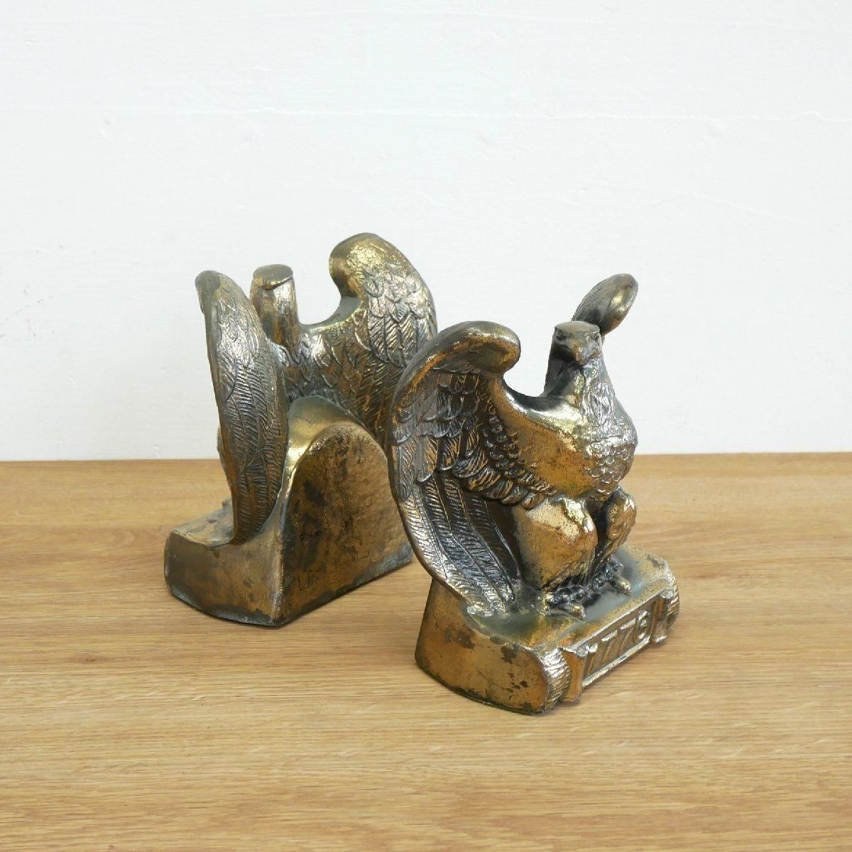 置物 ヴィンテージ イーグル ブックエンド -通販-ローズボール