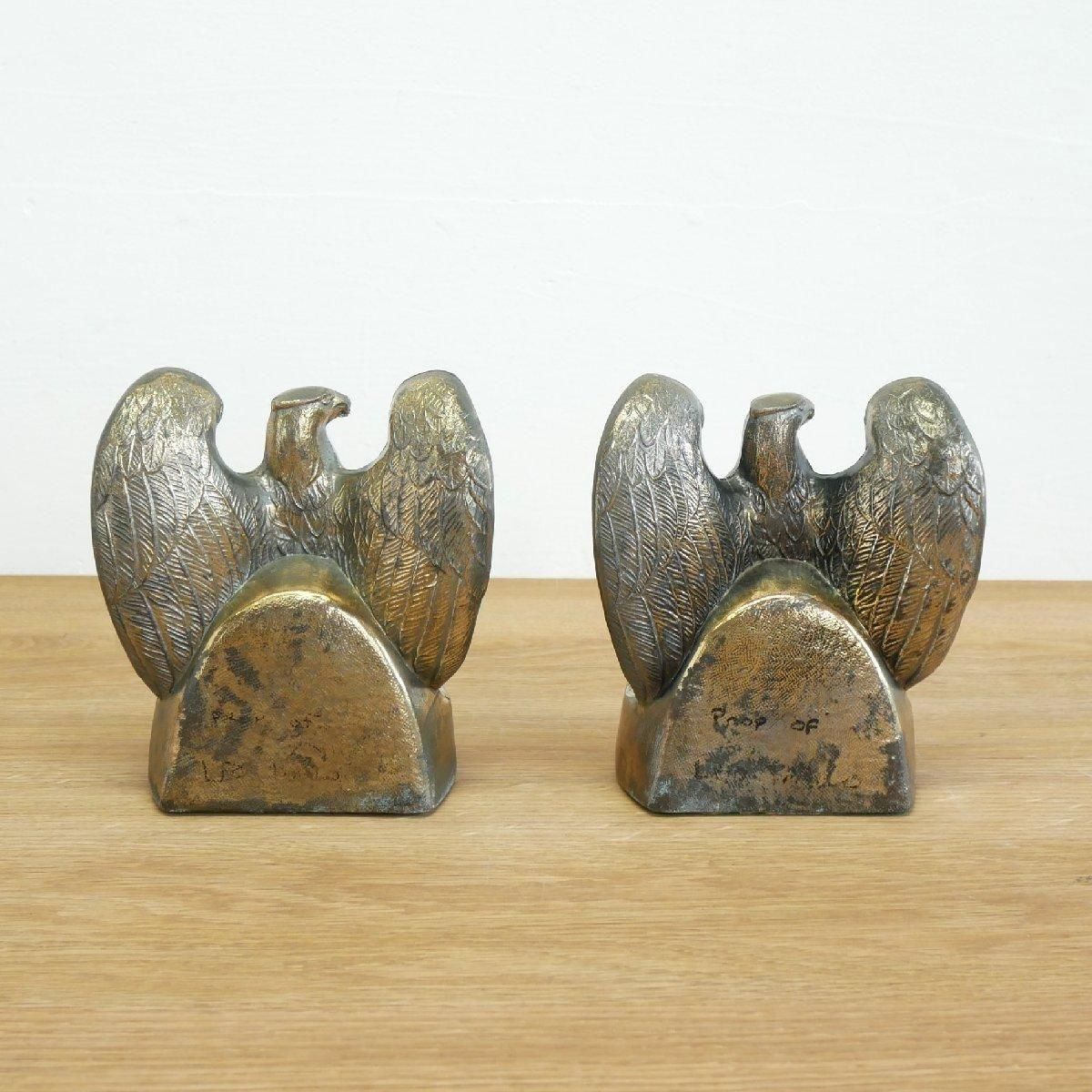 置物 ヴィンテージ イーグル ブックエンド -通販-ローズボール