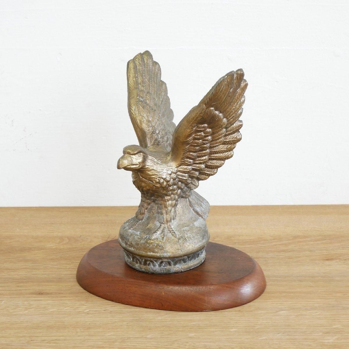 チタン製 鷲 彫刻 小物入れ アンティーク インテリア 置物 アート イーグル 鷲 置物 イーグルオブジェ 彫刻装飾 古代東洋のイーグル a-530