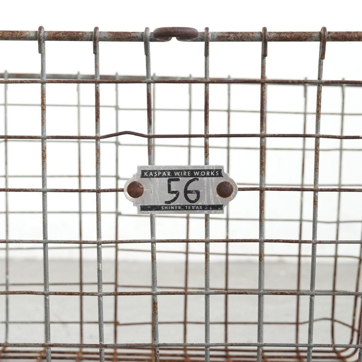 ヴィンテージ アンティーク 鉄かご メタルバスケット メタルボックス B ヴィンテージ アンティーク 鉄かご メタルバスケット メタルボックス B