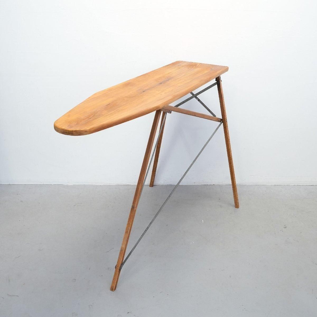 アイロンテーブル　ビンテージ　アメリカ製　キャンプ　テーブル　USA キャンプ Vintage Howard Wood Folding Ironing Board Antique Table Camping