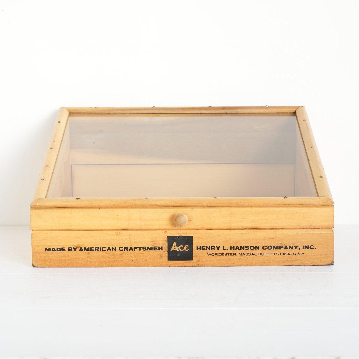 ショーケース ヴィンテージ 飾り棚 木製 -通販-ローズボールアンティークス