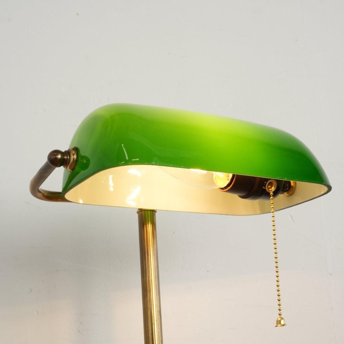 ヴィンテージ バンカーズランプ グリーン 緑 -通販-ローズボール