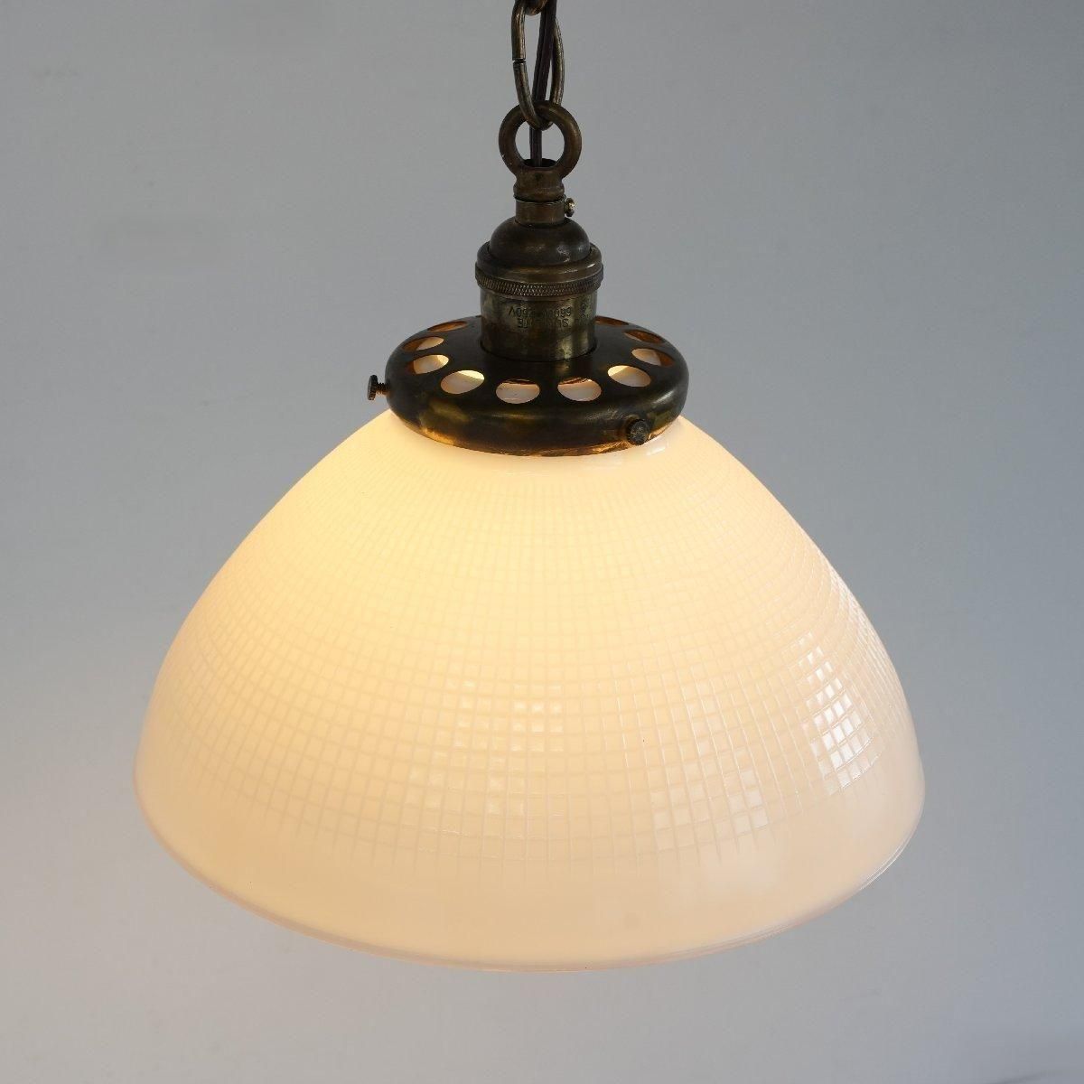 アンティーク　ミルクガラス　ランプ、天秤セット ペンダントランプ ヴィンテージ ミルクガラス -通販-ローズボール