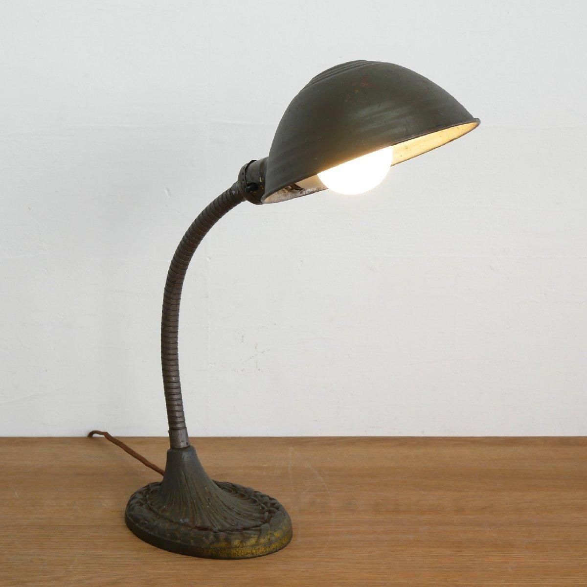 グースネック デスクランプ 照明 メタル製 -通販-ローズボール