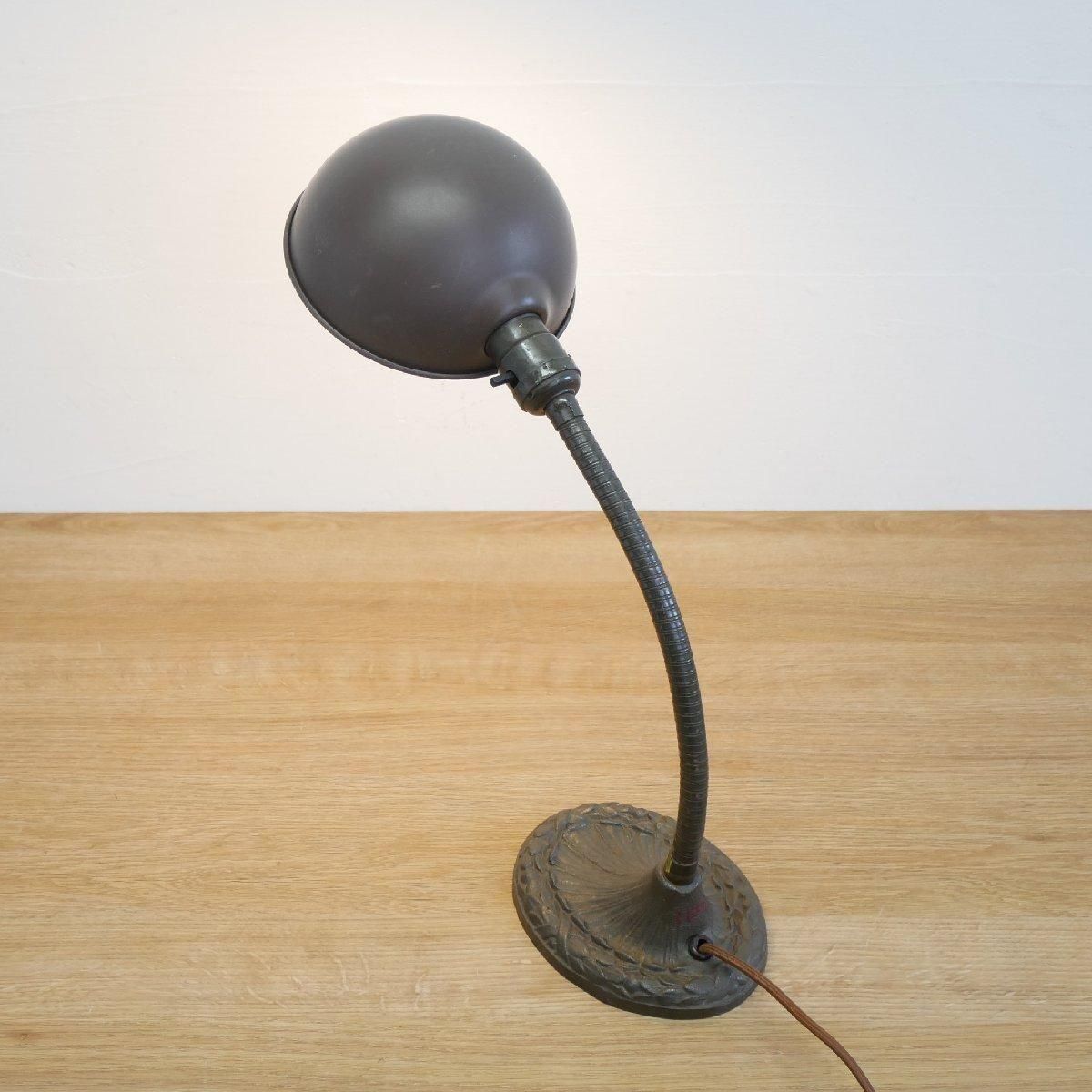 グースネック デスクランプ 照明 メタル製 -通販-ローズボール