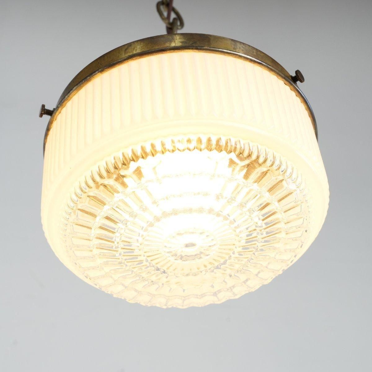 ペンダントランプ アールデコ ミルクガラス -通販-ローズボール