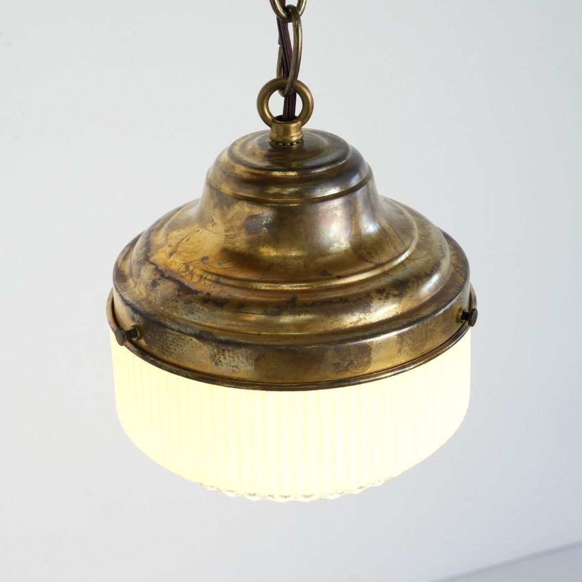 ペンダントランプ アールデコ ミルクガラス -通販-ローズボール