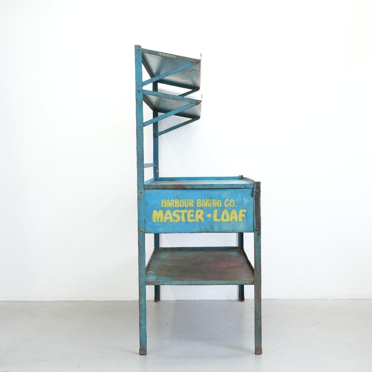 メタル製 シェルフ 作業台 ヴィンテージ -通販-ローズボールアンティークス