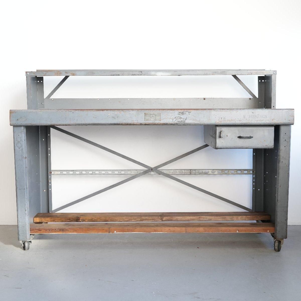 ヴィンテージ ワークテーブル 作業台 -通販-ローズボールアンティークス