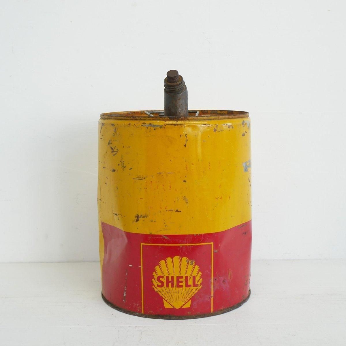 ヴィンテージ オイル缶 アメリカ シェル石油 -通販-ローズボール