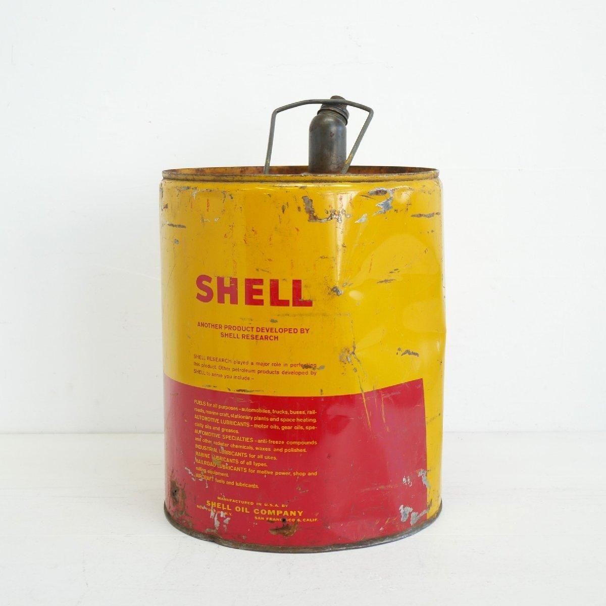 ヴィンテージ オイル缶 アメリカ シェル石油 -通販-ローズボール