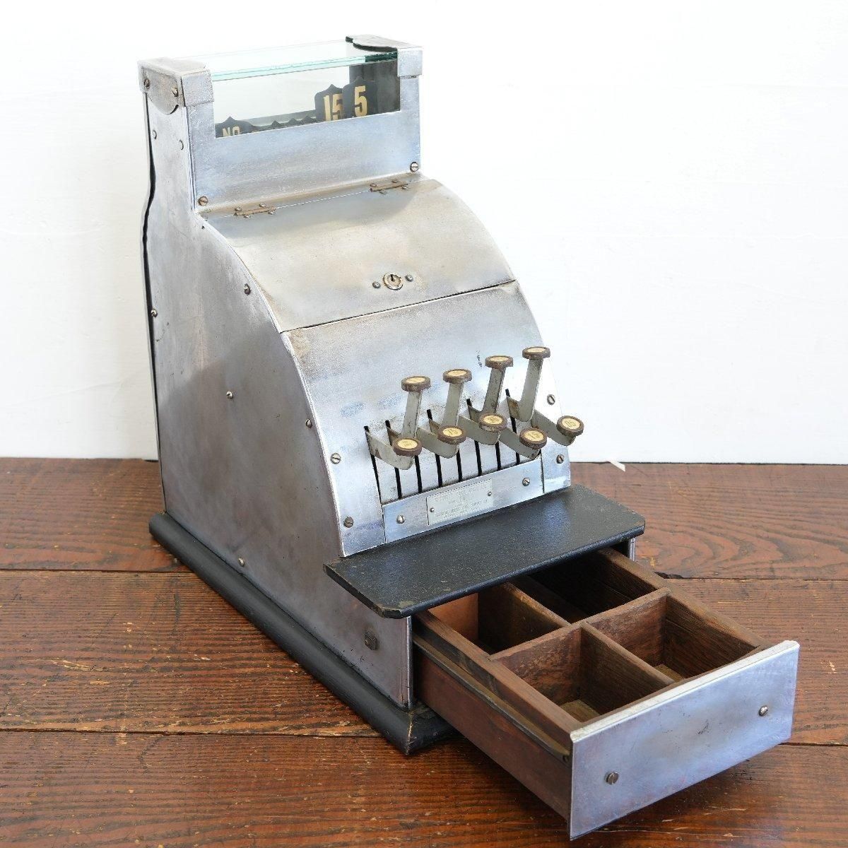 DESCO PMP1200レジ　昭和レトロ アンティーク レジスター 1930年代 -通販-ローズボールアンティークス