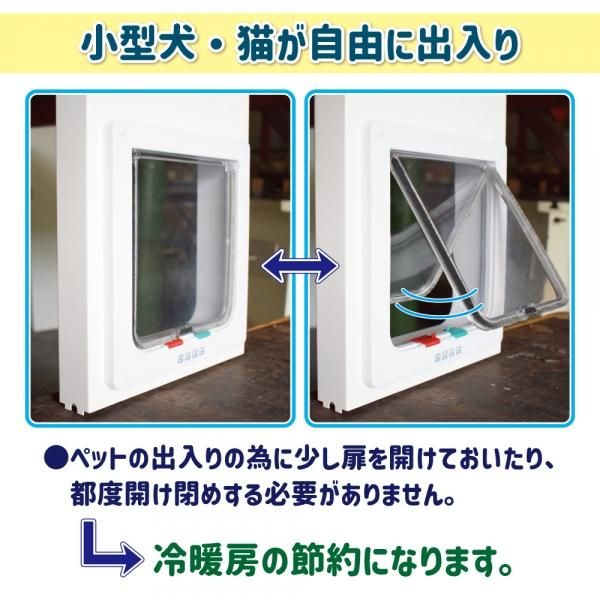 ペットスルーもん 犬 猫用 ペットドアー PTG-L2200 - リトルウッド