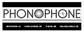PHONOPHONE<img class='new_mark_img2' src='https://img.shop-pro.jp/img/new/icons1.gif' style='border:none;display:inline;margin:0px;padding:0px;width:auto;' />