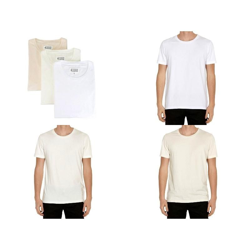 メゾンマルジェラ Tシャツ3枚セット ホワイト系 Maison Margiela メゾン マルジェラ 3パックTシャツ（ホワイト