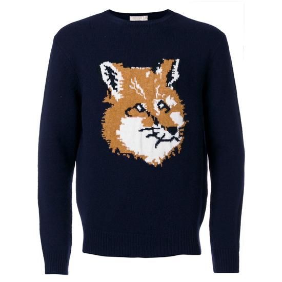 メゾンキツネ MAISON KITSUNE 17AW新作 キツネモチーフ セーター メゾンキツネ MAISON KITSUNE 17AW新作 キツネモチーフ セーター