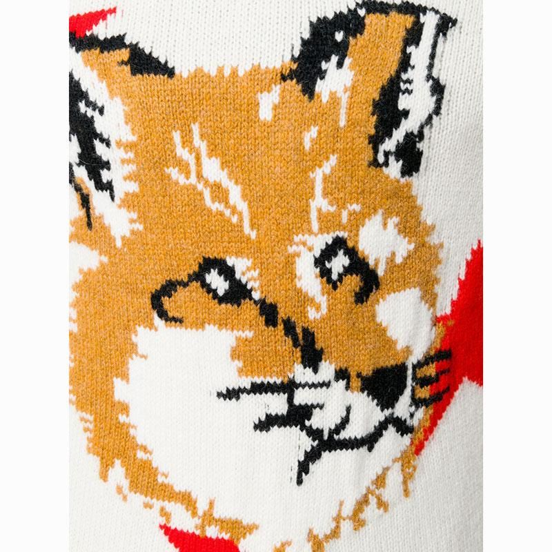 メゾンキツネ MAISON KITSUNE 17AW新作 キツネ×スター セーター