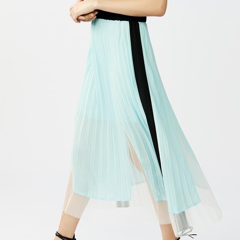 maje マージュ【RITELLO】ミディ丈 プリーツ ワンピース