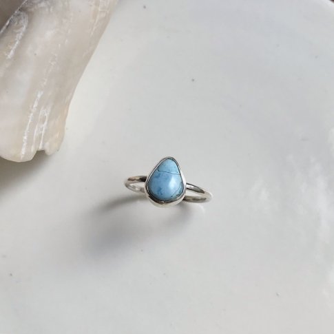 Circle Ring /Golden Hill Turquoise 4