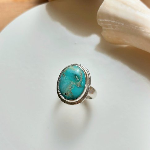 Little Earth Ring Original /Sierra Nevada Turquoise 1
