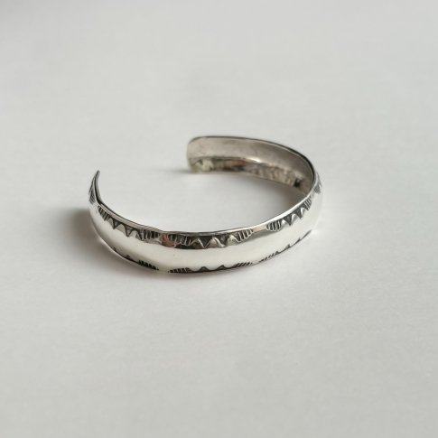 Silver Stamp Bangle