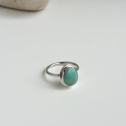 Authentic Turquoise Ring /Carico Lake Turquoise
