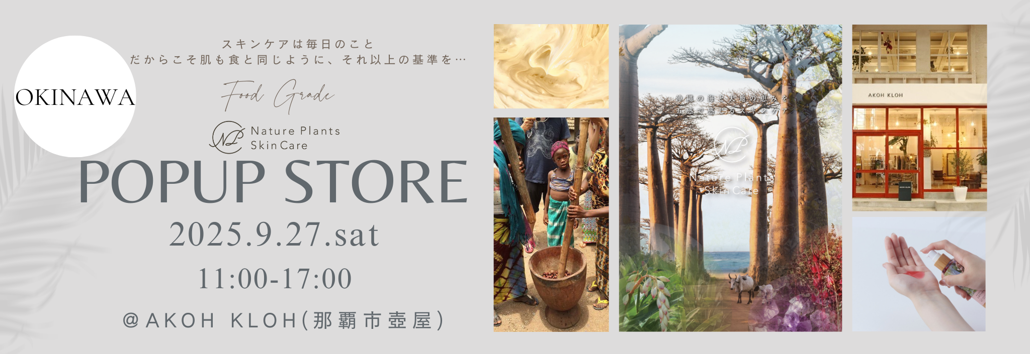 天然素材の手作りスキンケア 沖縄コスメ Nature Plants Skin Care