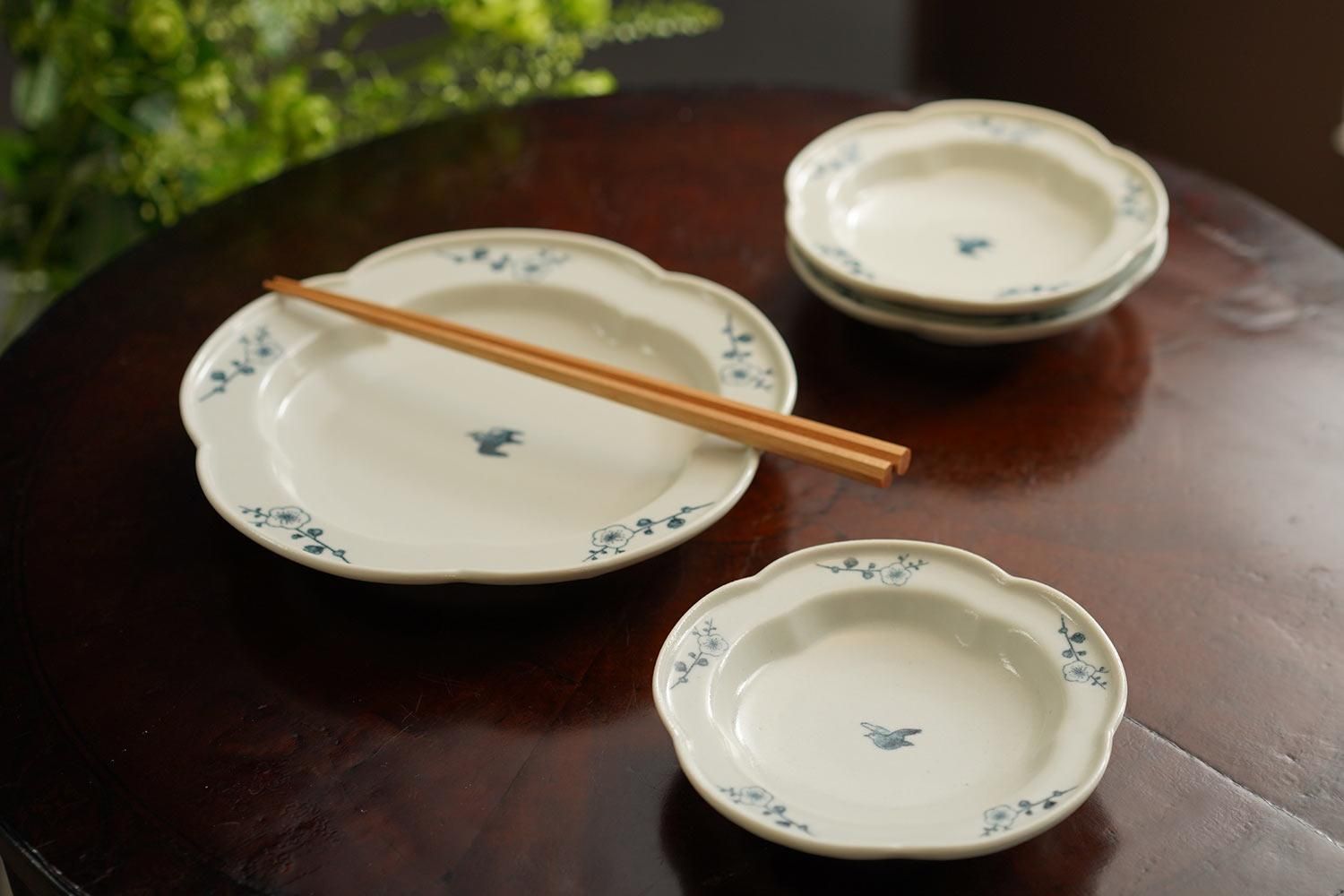 作家物　陶器　多目的皿　美品　モダン 楽天市場】市野耕 マンガン釉 7寸葉紋深皿 /和食器 作家もの