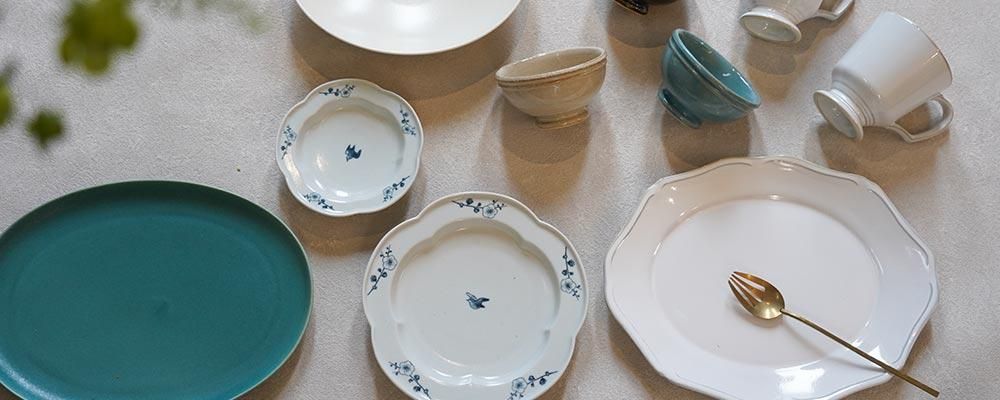 【新品未使用】作家もの　プレート　ブルー プレート・皿｜threetone うつわと灯り 【onlineshop】