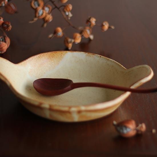 【一部未使用】作家もの 益子焼 佐藤敬 黄粉引 陶器 5枚セット 5寸皿 黄粉引 佐藤敬｜生活普段議shop