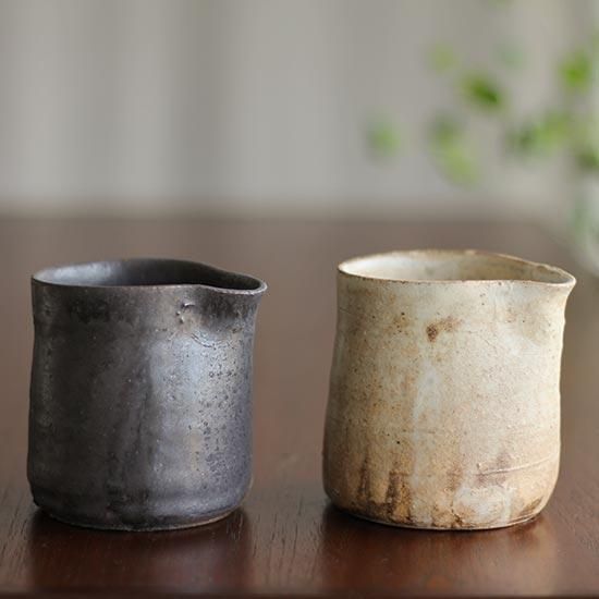 ◻️作家 遠藤素子さん◻️長皿 鉄釉◻️2点◻️新品未使用 つつ片口 遠藤素子｜生活普段議shop