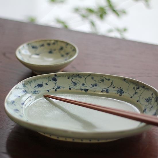 堅実な究極の 染付象竜子皿5枚 深め 工芸品