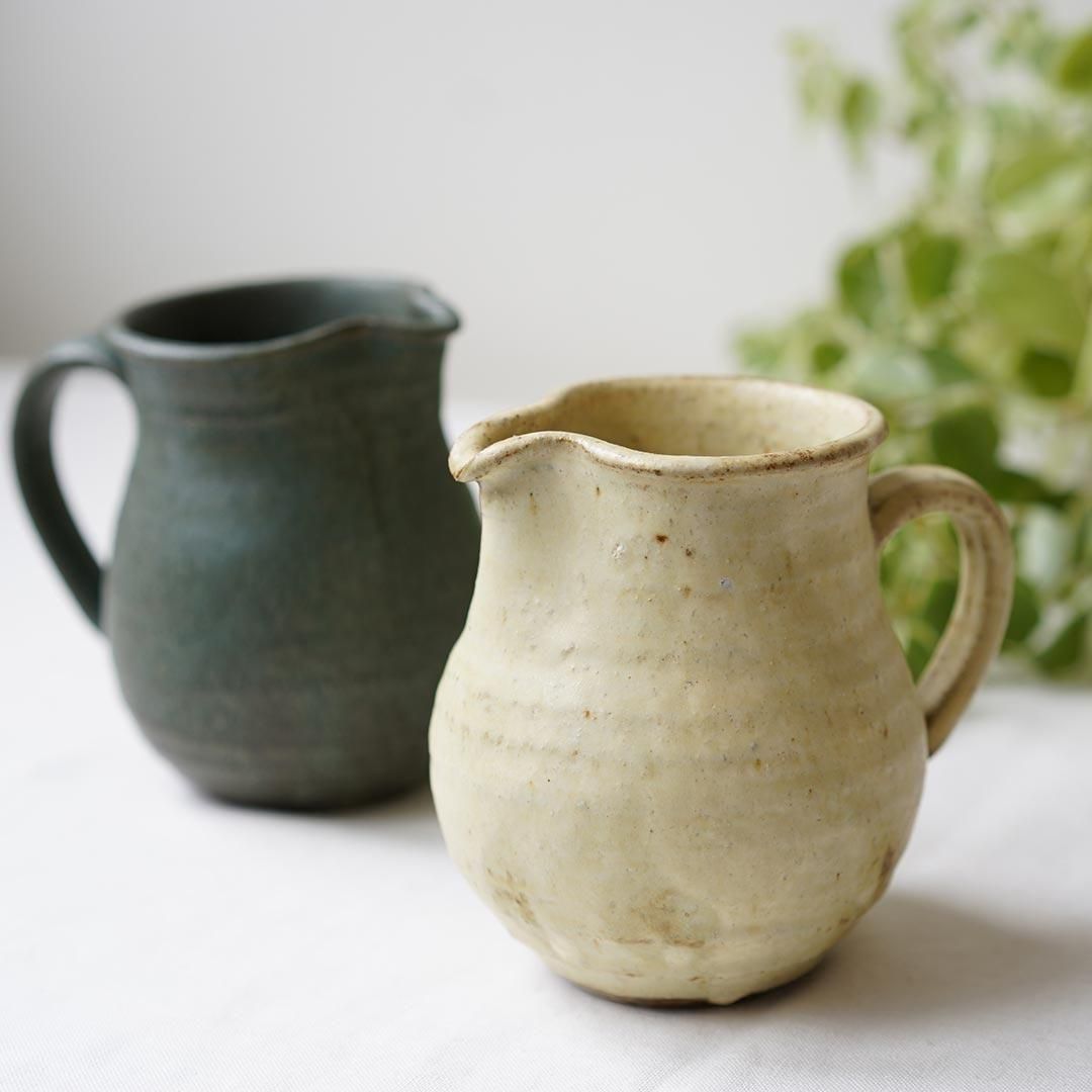 ピッチャー 小 黄粉引 / 佐藤敬