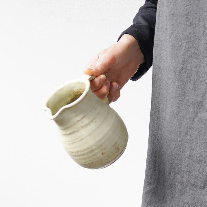 ピッチャー 小 黄粉引 / 佐藤敬