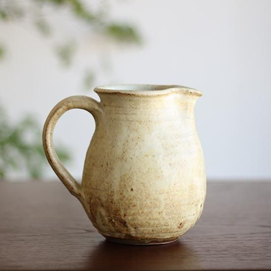 ピッチャー 小 黄粉引 / 佐藤敬