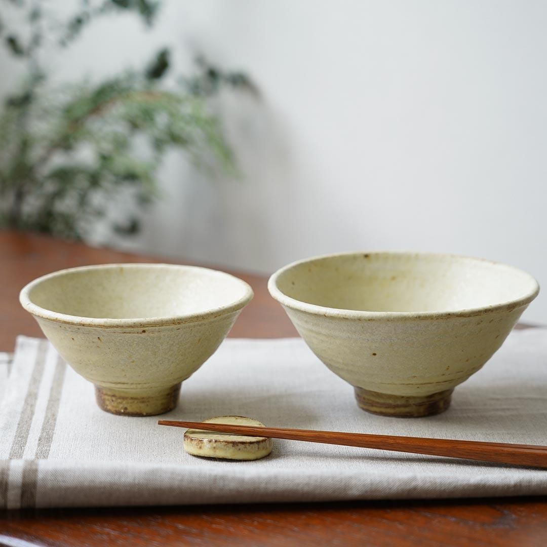 2個セット】美品 DOORS佐藤敬 黄粉引飯碗(平・小) - メルカリ