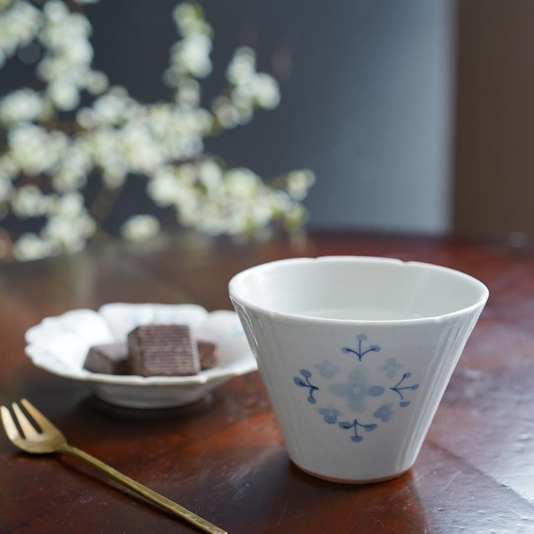 染付小花紋 蕎麦猪口 前田麻美｜生活普段議shop
